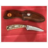 Uncle Henry Straight Blade Knife w/sheath