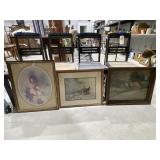 Robert Wood Print & 2 Framed Wall Pics