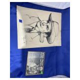 Dale Adkins Print 14'x11' & Advertisement