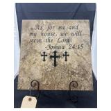 Religious Tile on Stand 13'x13'