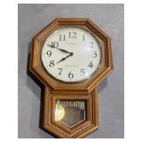 Battery Op Regulator Style Wall Clock