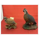2 - Porcelain Bird Figures