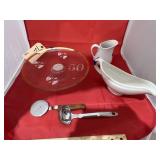 Gravy Boat - Creamer - Pizza Cutter - Ladle