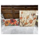 2 Pcs Canvas Wall Art - 24'x24' & smaller
