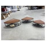 3 Pcs - Corner Shelves 12'x12'