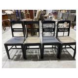 4 - Vintage Wooden Chairs