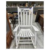 Painted Wood Rocking Chair
