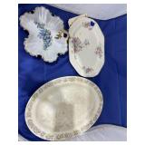 2 - Porcelain Platters & Decorative Dish