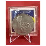 Super Bowl XXV Jan. 27th 1991 Silver Anniversary C