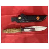 D. Walton Straight Blade knife w/sheath