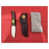 Knifeware straight blade knife w/sheath Blackjack