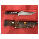 Old Timer Straight Blade Knife w/sheath