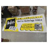 Vinyl Beatles Sign 96'x35' - some damage