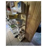Small Metal Shelf 12"L x 67"H - Contents Not Inc