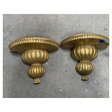 Pair Wall Shelves 13'