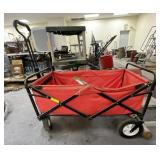 Canvas Wagon w/Hand Saw & Broom 33'x18'