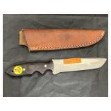 CFK 5' Fixed Blade Knife w/Leather Sheath