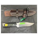 Ipak 6' Fixed Blade Knife w/Leather Sheath