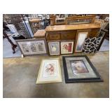 Pile of Assorted Pic Frames & Wall Art 36'x36'