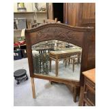 Hand Carved Dresser Mirror 39'x37'