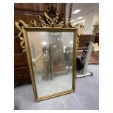 Gold Framed Mirror 28'x44'H