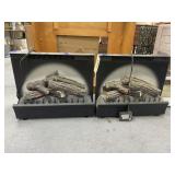 2 - Elec Fireplace Inserts 23'L x 10'W x 20'H