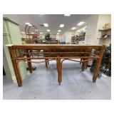 Sofa Table w/Glass Top 60'L x 18'W x 30'H