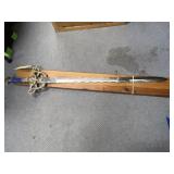 Medieval Sword 43-1/2' 34' Blade 2 Serpents