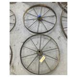 2 - Iron Wagon Wheels 29'Dia