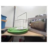 71' Gas Grill Cover - Garden Hose - Metal Basket