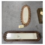 2 - Wall Mirrors 31'L x 8' & smaller