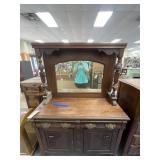 2 Pc Mirrored Cabinet 46'L x 17'W x 67'H