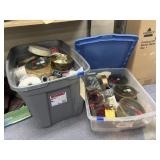Box of Asst'd Ribbon & More in Plastic Bins
