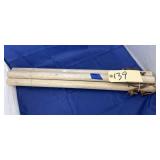 2 Pair Japanese Kobudo 'Jo Sticks'