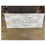 Wooden Welcome Sign 40' x 16'