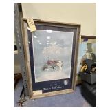 Framed 'Farewell to a Comrade' by Rance Hood