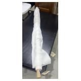 Roll of White Sheer Fabric 52'