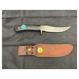 Schrade 5' Fixed Blade Knife w/Leather Sheath