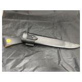 Metal Tipped Leather Sheath 13'
