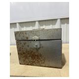 Metal Box w/Assorted Vinyl Records 88's