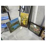 2 Paintings on Canvas 12'x24' & smaller