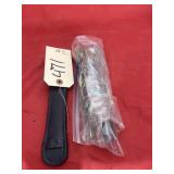 Assorted Flatware & Policeman's Leather Club