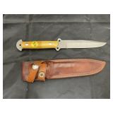 Cordova 6' Fixed Blade Knife w/Leather Sheath
