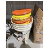 Fishing YoYo's in Plastic Bucket