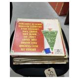 Pile of Assorted Vinyl Records 33's approx 15