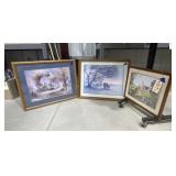 3 Pcs - Framed Wall Art - Joe Sambataro 30'x24'