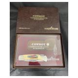 Schrade Scrimshaw Cowboy 3-1/2' Folding Knife