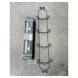 4-Tier Metal Plate Rack & 24' Towel Bar Assy