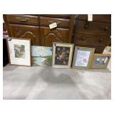 5 Pcs - Framed Wall Art 17'x21' & smaller