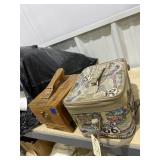 Shoe Shine Box w/Supplies 11'L x 8'W x 10'H